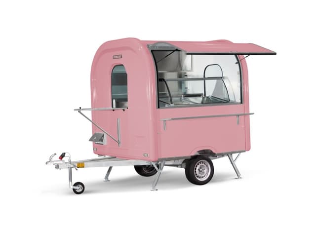 Remorque food truck pour glaces