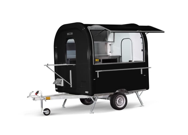 Location de food truck : remorque L’Essentiel noire