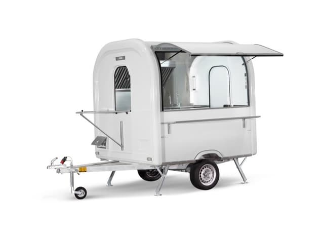 Remorque food truck Chef+ blanche, format AIR 220