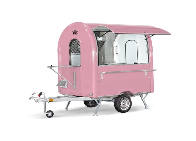 Remorque food truck Chef+ rose, format AIR 220
