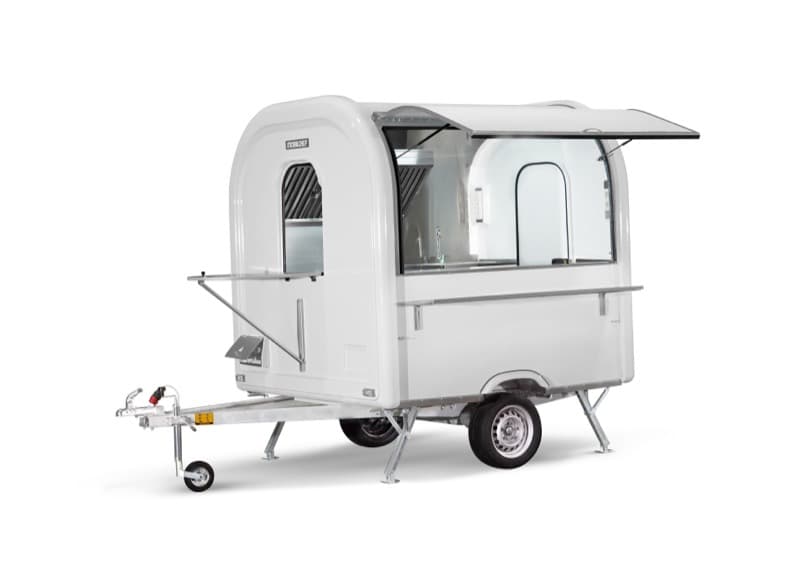 Remorque food truck Chef+ blanche, format AIR 220
