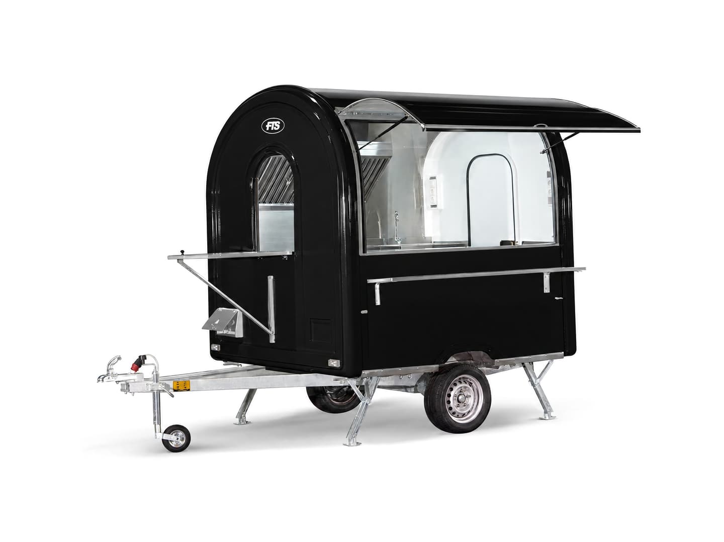 Chef+ food truck trailer in black, AIR 220 format